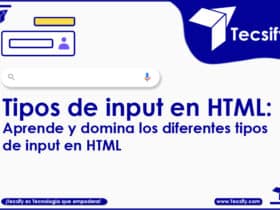 Tipos de input en HTML